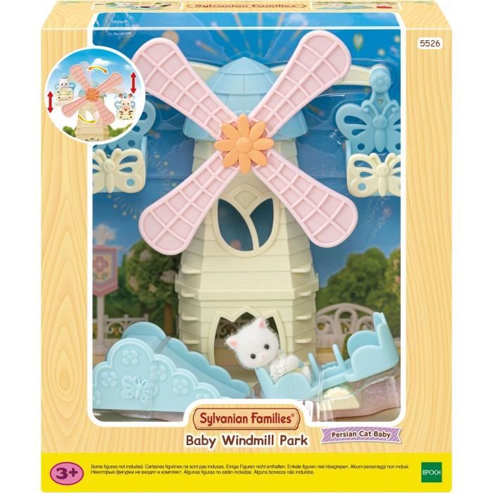 Figurines miniatures - SYLVANIAN FAMILIES - Le moulin des bébés - Intérieur - Rose - 3 ans