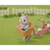 Figurines miniatures - SYLVANIAN FAMILIES - 5637 - Les freres et soeurs husky et leur tandem