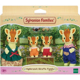 SYLVANIAN FAMILIES - Famille Girafe - 4 personnages articulés - Orange - Mixte