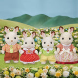 La famille Lapin Chocolat  - Sylvanian Families - 5655