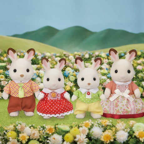 La famille Lapin Chocolat  - Sylvanian Families - 5655