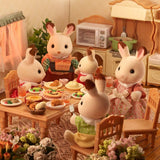La famille Lapin Chocolat  - Sylvanian Families - 5655