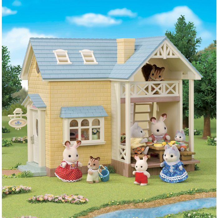 Le cottage au toit bleu - Sylvanian Families - 5671