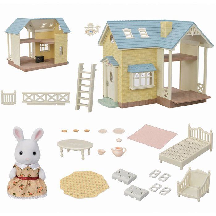 Le cottage au toit bleu - Sylvanian Families - 5671