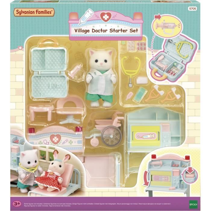 Coffret Docteur du Village - Sylvanian Families - Modele 5705 - Accessoires Inclus