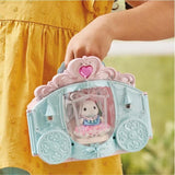 Coffret de Jeu - SYLVANIAN FAMILIES - Dressing de Princesse - Carrosse et Fille Lapin Neige