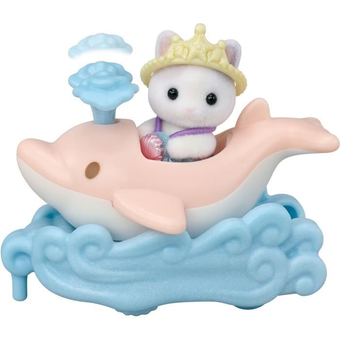 Mini-figurines - SYLVANIAN FAMILIES - Le petit train de la mer - Des 3 ans