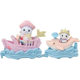 Mini-figurines - SYLVANIAN FAMILIES - Le petit train de la mer - Des 3 ans