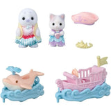 Mini-figurines - SYLVANIAN FAMILIES - Le petit train de la mer - Des 3 ans