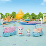 Mini-figurines - SYLVANIAN FAMILIES - Le petit train de la mer - Des 3 ans