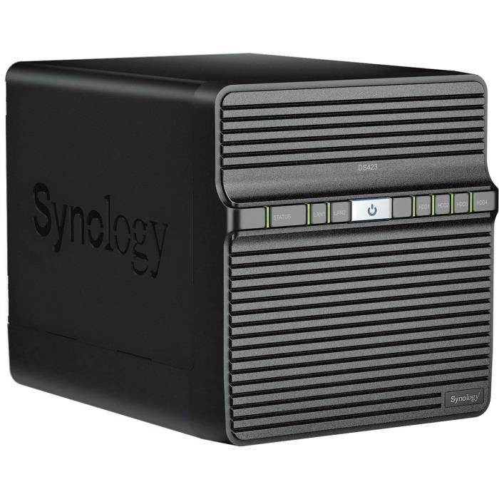 Serveur NAS - SYNOLOGY - DS423 - 4 baies - RAM 2Go