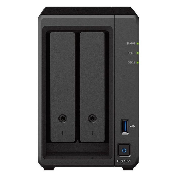 Serveur d'enregistrement - SYNOLOGY - DVA1622 - 2 Baies - HDD - SATA de 3,5SYNOLOGY DVA1622 - serveur d'enregistrement - 2 Baies HD