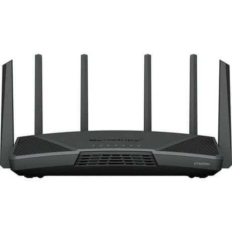 Routeur WiFi 6 Tri band jusqu'a 6,6 Gbit/s - SYNOLOGY - RT6600AX - 6 antennes - Blanc