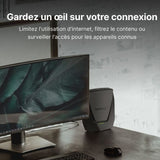 Routeur WiFi 6 Mesh Dual band 3 Gbit/s - SYNOLOGY WRX560 - Commutateur 4 ports - Gris