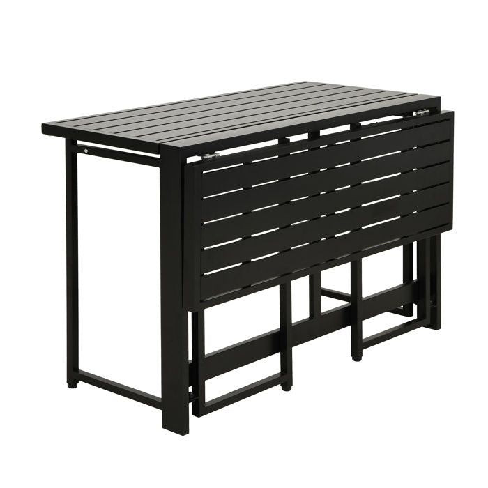 Table de jardin FERRET - Pliante - Métal - 4 personnes - 98 x 80 x 72 cm