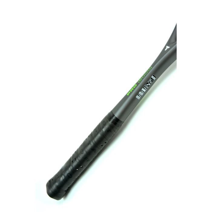 Raquette de squash - TALBOT TORRO - PRO 6000 - Cordage US 600 - Pro-Grip perforé - Tete 500cm² - Cadre 20mm/115g - 155g