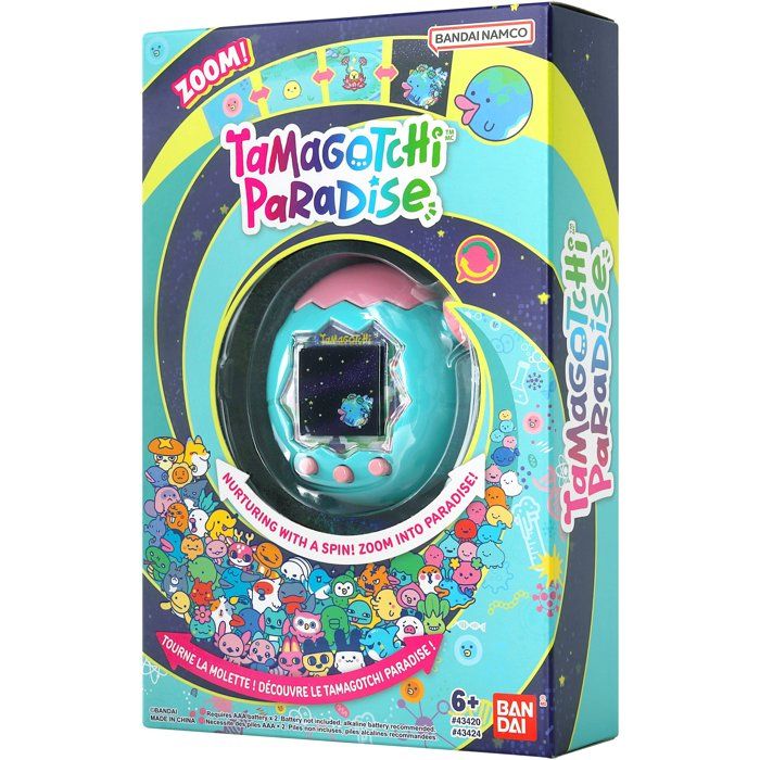Tamagotchi - BANDAI - Tamagotchi Paradise - Modele Foret - Animal Virtuel a élever - Tamagotchi avec molette de Zoom - 43424