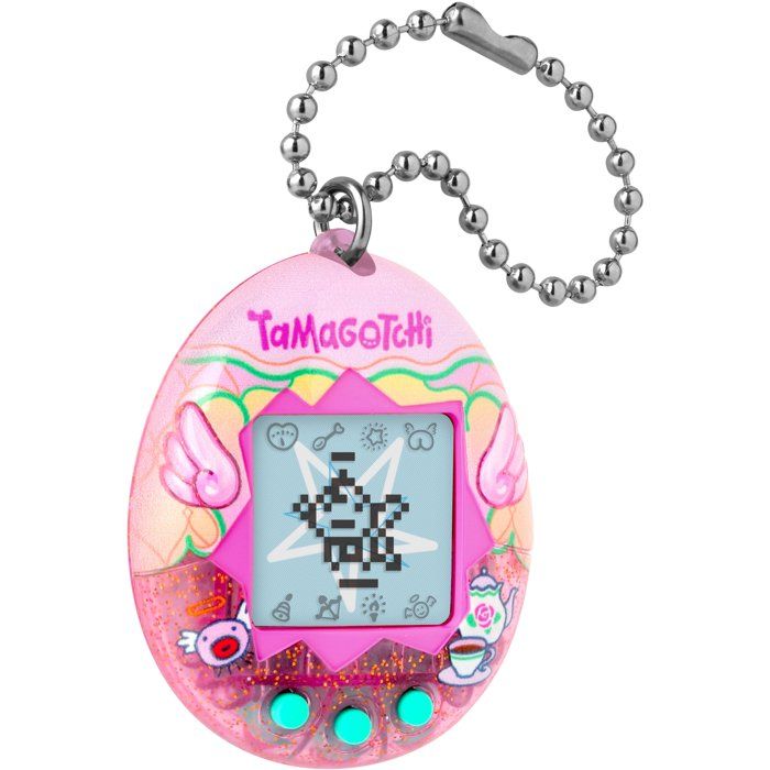 Tamagotchi - BANDAI - Tamagotchi original - Angel Teacup - Animal électronique virtuel avec écran couleur, 3 boutons et jeux