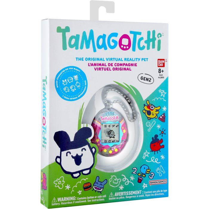 Tamagotchi - BANDAI - Tamagotchi original - Sporty - Animal électronique virtuel avec écran couleur, 3 boutons et jeux