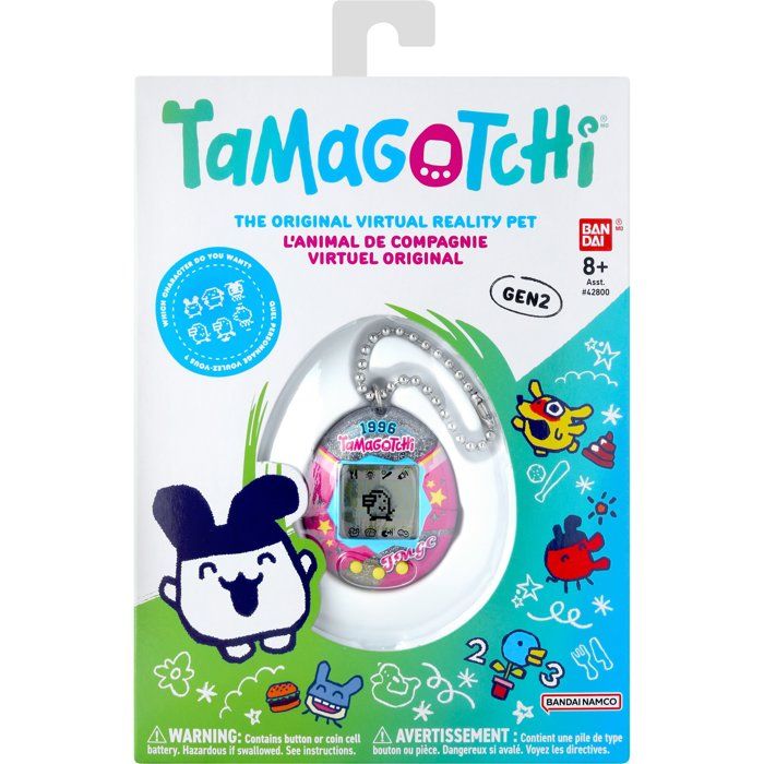 Tamagotchi - BANDAI - Tamagotchi original - Sporty - Animal électronique virtuel avec écran couleur, 3 boutons et jeux