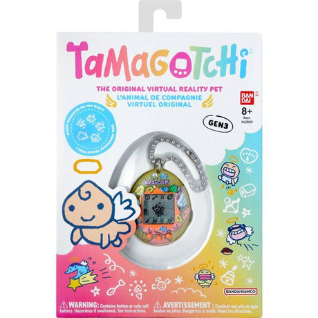 Tamagotchi - BANDAI - Tamagotchi original - Angel Bouquet - Animal électronique virtuel avec écran couleur, 3 boutons et jeux