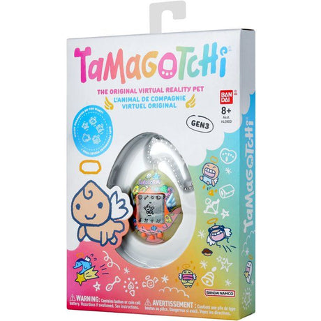 Tamagotchi - BANDAI - Tamagotchi original - Angel Bouquet - Animal électronique virtuel avec écran couleur, 3 boutons et jeux