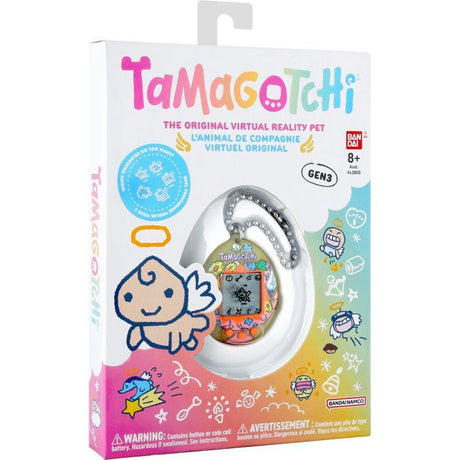 Tamagotchi - BANDAI - Tamagotchi original - Angel Bouquet - Animal électronique virtuel avec écran couleur, 3 boutons et jeux