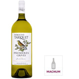 Magnum Domaine Tariquet Premieres Grives 2023 Côtes de Gascogne - Vin blanc du Sud Ouest - 1,5L