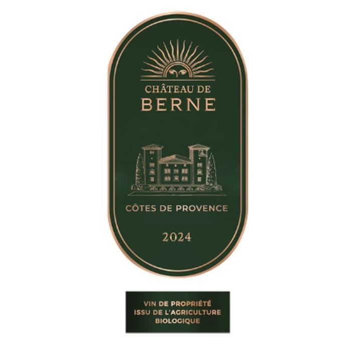 Château de Berne 2024 Côtes de Provence - Vin rosé de Provence