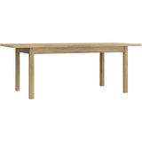 Table a manger extensible ouverture synchronisée - COMO - Chene - Rectangulaire - 160/207 x 90 x 76,6 cm