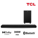 TCL TS8212 - Barre de son 2.1.2 - Caisson de basses sans fil - Dolby Atmos - HDMI eARC - Bluetooth - 300W