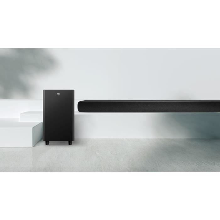 TCL TS8212 - Barre de son 2.1.2 - Caisson de basses sans fil - Dolby Atmos - HDMI eARC - Bluetooth - 300W