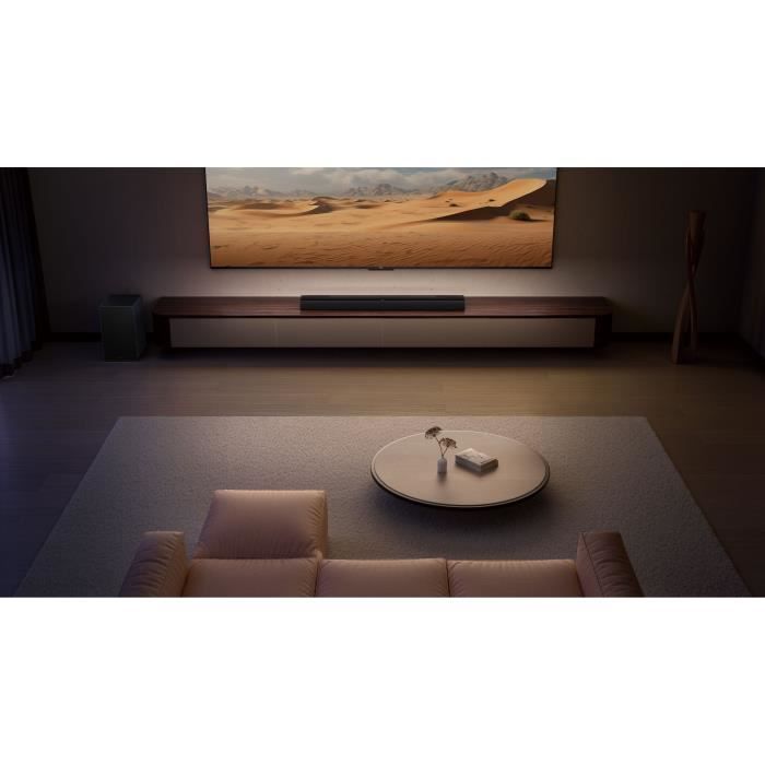 Barre de son - TCL - Q75HE - Ray-Danz Dolby Atmos 5.1.2ch - 620 W - Bluetooth - Caisson de basses sans fil - Noir