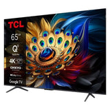 TCL 65C655 - TV QLED Pro 65 (164 cm) - 4K UHD 3840x2160 - HDR10 - Google TV - 3xHDMI 2.1 - WiFi