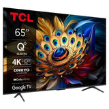 TCL 65C655 - TV QLED Pro 65 (164 cm) - 4K UHD 3840x2160 - HDR10 - Google TV - 3xHDMI 2.1 - WiFi