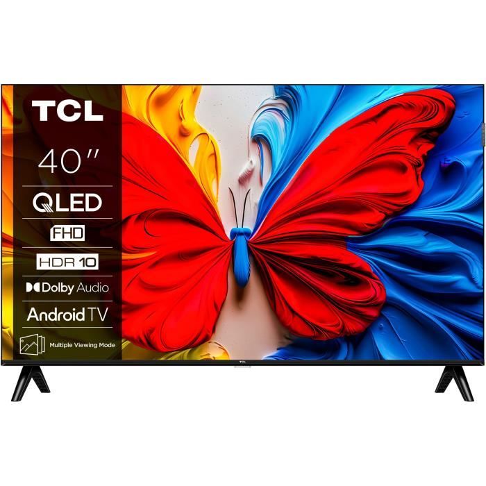 TCL 40S51K - TV QLED 40 (102 cm) - Full HD 1920x1080 - HDR10 - Android TV  - 2xHDMI 1.4 - WiFi