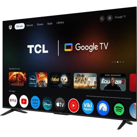 TCL 65P6K - TV LED 65 (165 cm) - 4K UHD 3840x2160 - HDR10+ - Google TV  - 3xHDMI 2.1 - WiFi