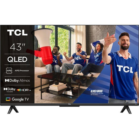TCL 43T69C - TV QLED 43 (109 cm) - 4K UHD 3840x2160 - HDR10+ - Android TV  - 3xHDMI 2.1 - WiFi
