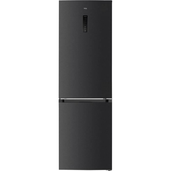 Réfrigérateur combiné - TCL - RP347BBD0 - 347 L - Classe D - 60 x 67,5 x 193,5 cm - Noir