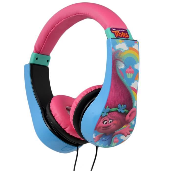 Casque enfant filaire - KIDDESIGNS - Trolls