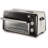 TEFAL Toast N Grill Grille-pain et mini-four, Acier inoxydable, 6 niveaux de dorage, TempÈrature grill jusqu'a 210∞C TL600830