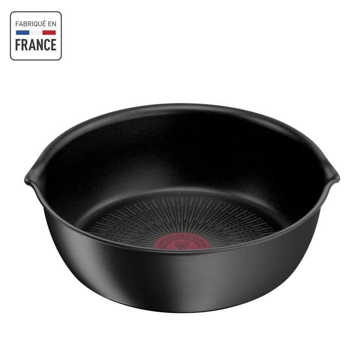 TEFAL INGENIO Eco Resist Poele profonde 26 cm, Induction, Revetement antiadhésif, Fabriqué en France L3978502