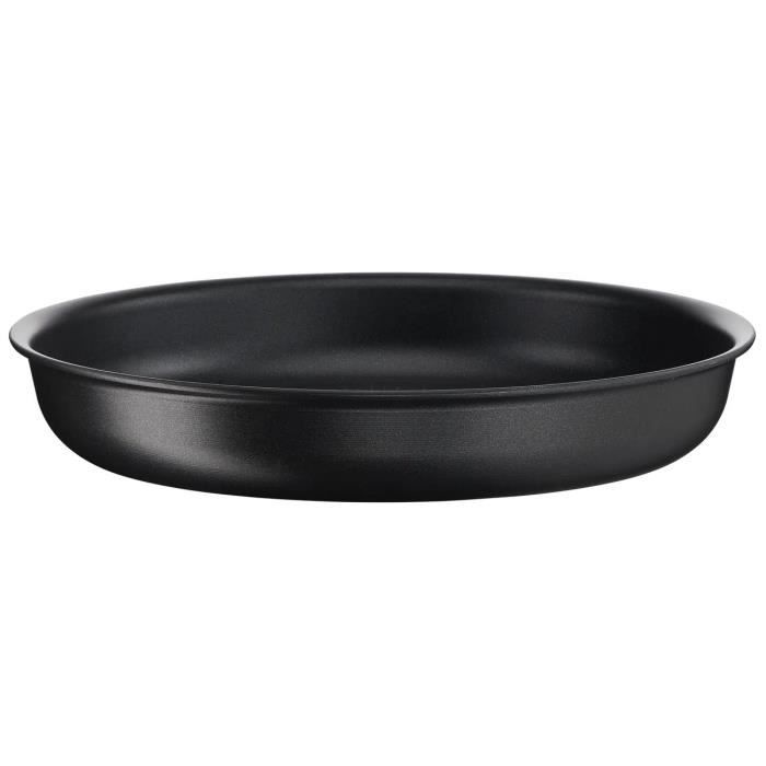 TEFAL INGENIO Eco Resist Poele 24 cm, Induction, Antiadhésif, Empilable, Compatible lave-vaisselle, Fabriqué en France L3970402