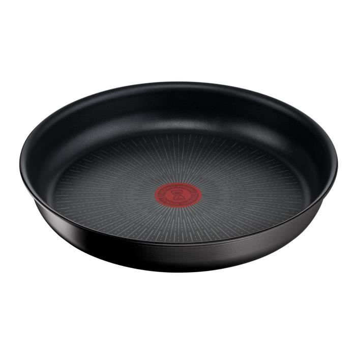 TEFAL INGENIO Eco Resist Poele 28 cm, Induction, Antiadhésif, Empilable, Compatible lave-vaisselle, Fabriqué en France L3970602