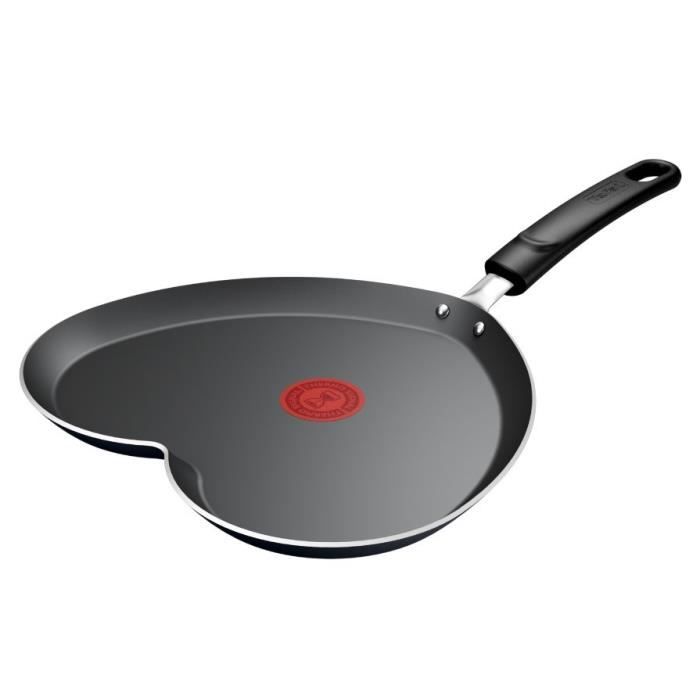 Poele a crepes Coeur Tefal  25 cm - revetement antiadhésif - Technologie Thermo-Spot - Edition limitée