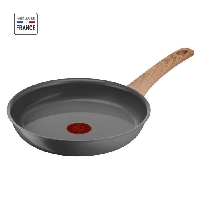 TEFAL Renew Poele 24 cm, Induction, Revetement antiadhésif céramique, Eco-conçue, Fabriqué en France C4250413