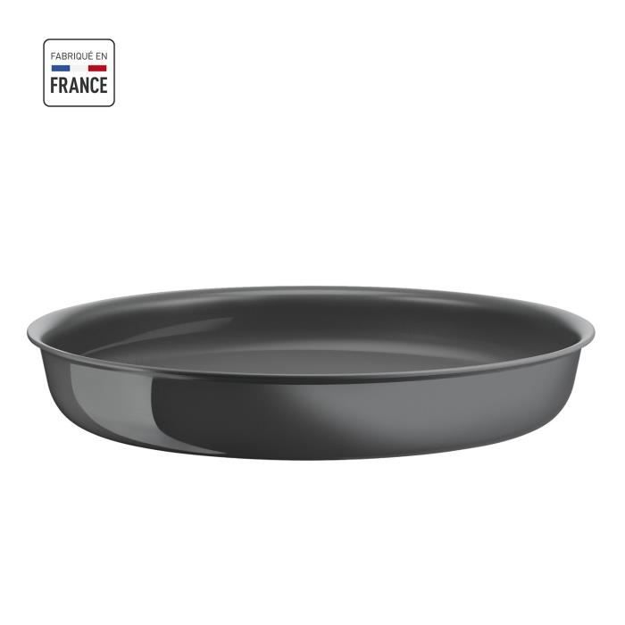 TEFAL INGENIO Renew Poele 24 cm, Céramique antiadhésive, Recyclée, Thermo-Signal, Fabriquée en France L2600402