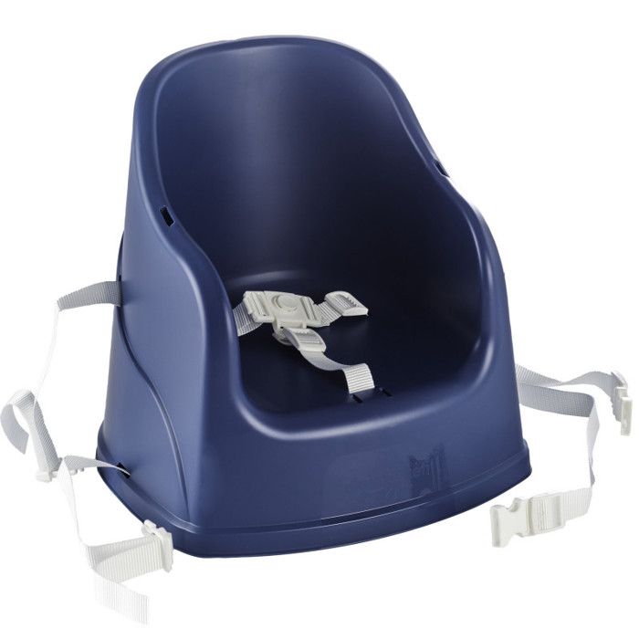 THERMOBABY - Rehausseur De Chaise YOUPLA - De 6 Mois a 3 ans - Tablette Amovible - LÈger - Compact - Bleu OcÈan -FabriquÈ en France