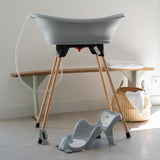 Pack baignoire THERMOBABY VASCO 5 en 1 Fleur bleue - Fabriqué en France