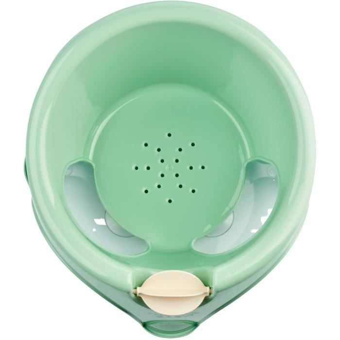 Anneau de bain enfant THERMOBABY AQUAFUN Vert céladon - Jouet bleu - Fabriqué en France